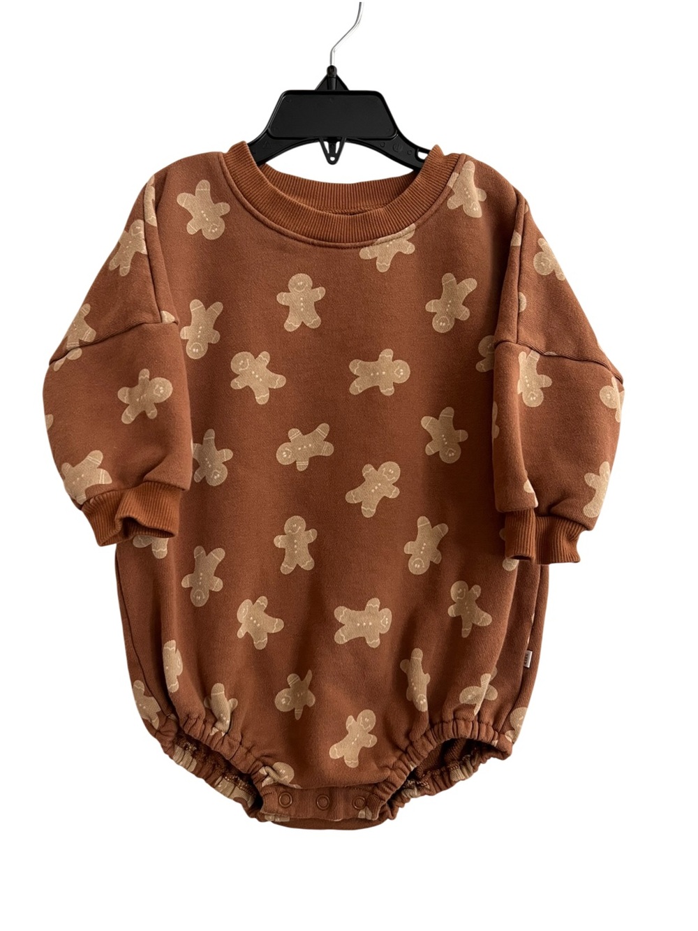 Brixton Phoenix Gingerbread Print Baby One-Piece Romper